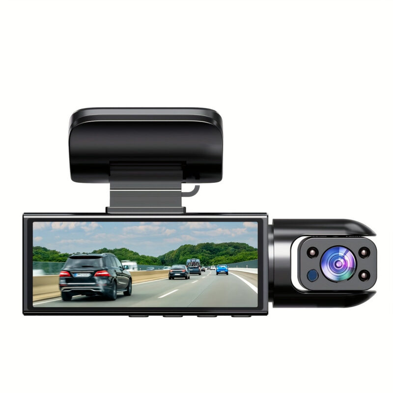 1080P Dual Camera Dash Cam For Cars With IR Night Vision - Image 3