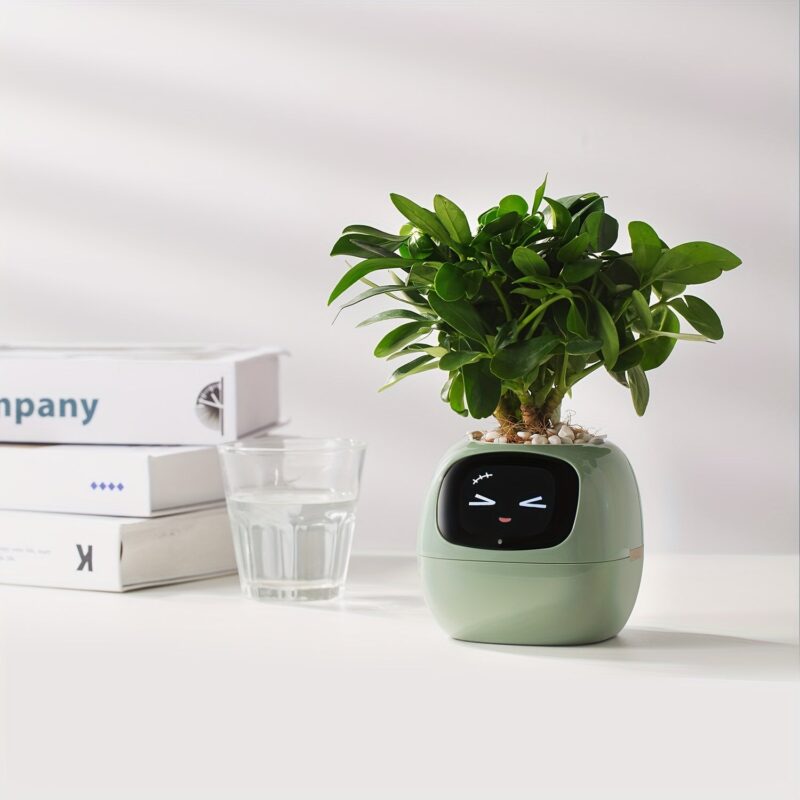 Smart Flower Pot AI Electronic Pet with Wi-Fi App Control & USB Rechargeable Battery - Image 11