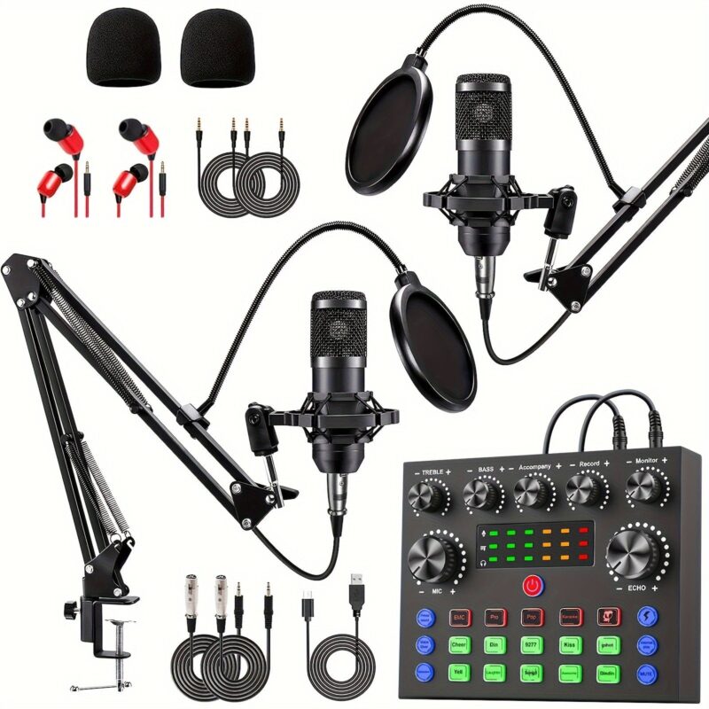 Podcast Equipment Bundle, V8s Audio Interface - Image 4