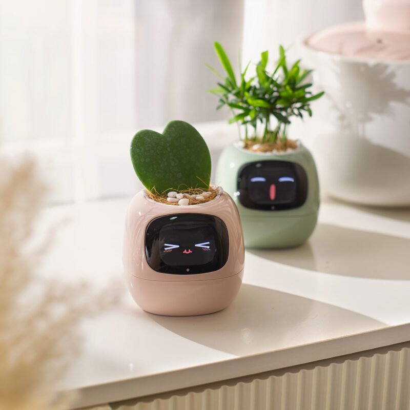 Smart Flower Pot AI Electronic Pet with Wi-Fi App Control & USB Rechargeable Battery - Image 13