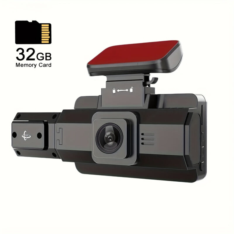 3 Inch Dual Lens Dash Cam For Cars, Front And Inside - Image 5