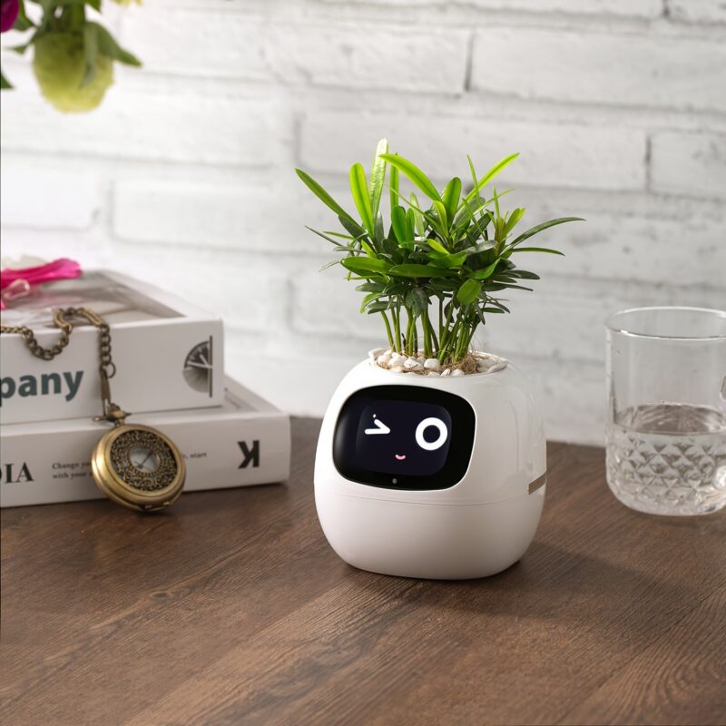 Smart Flower Pot AI Electronic Pet with Wi-Fi App Control & USB Rechargeable Battery - Image 12