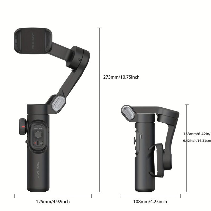 Handheld Gimbal Stabilizer 3-Axis Smartphone Foldable Gimbal for iPhone&Android - Image 3